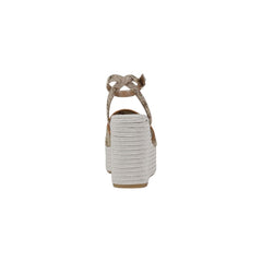 Beige Polyester High Heel