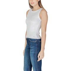 White Cotton Tank Top