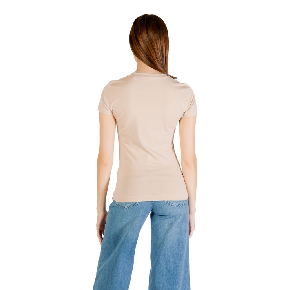 Beige Cotton T-Shirt