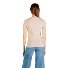 Beige Cotton T-Shirt