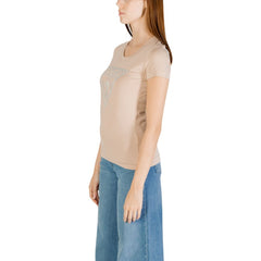 Beige Cotton T-Shirt