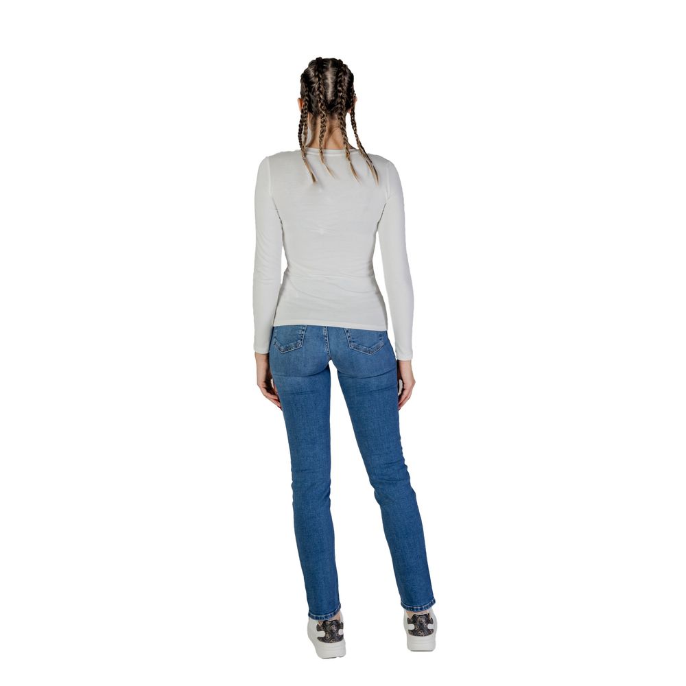 White Cotton Long Sleeve