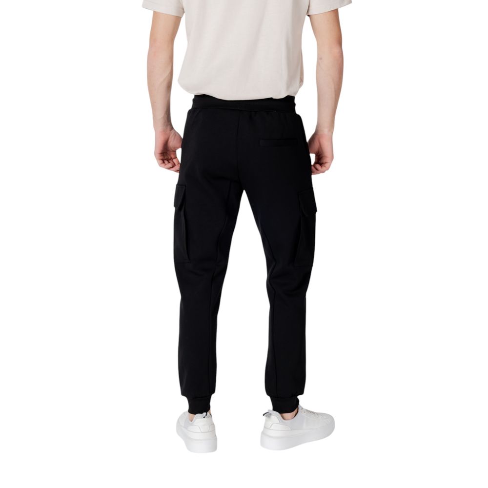 Black Cotton Joggers Workout Pant