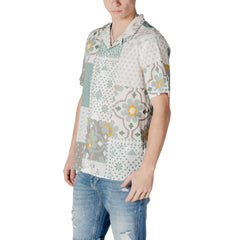 Bicolor Viscose Shortsleeve Shirt