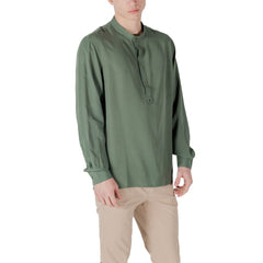 Bicolor Lyocell Shirt
