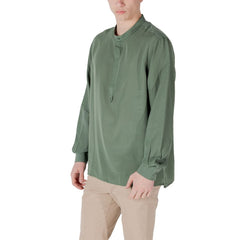 Bicolor Lyocell Shirt