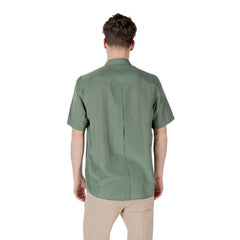 Bicolor Lyocell Shortsleeve Shirt