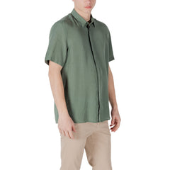Bicolor Lyocell Shortsleeve Shirt