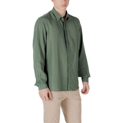 Bicolor Lyocell Dress Shirt
