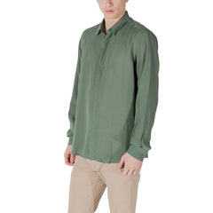 Bicolor Lyocell Dress Shirt