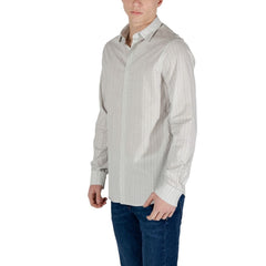 Cream Cotton Pattern Shirt