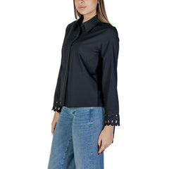 Black Cotton Blouse