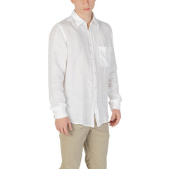 White Linen Dress Shirt