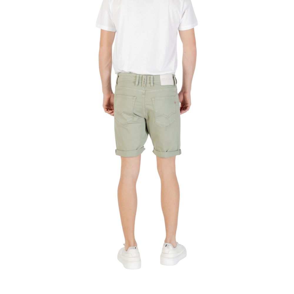 Green Cotton Bermuda