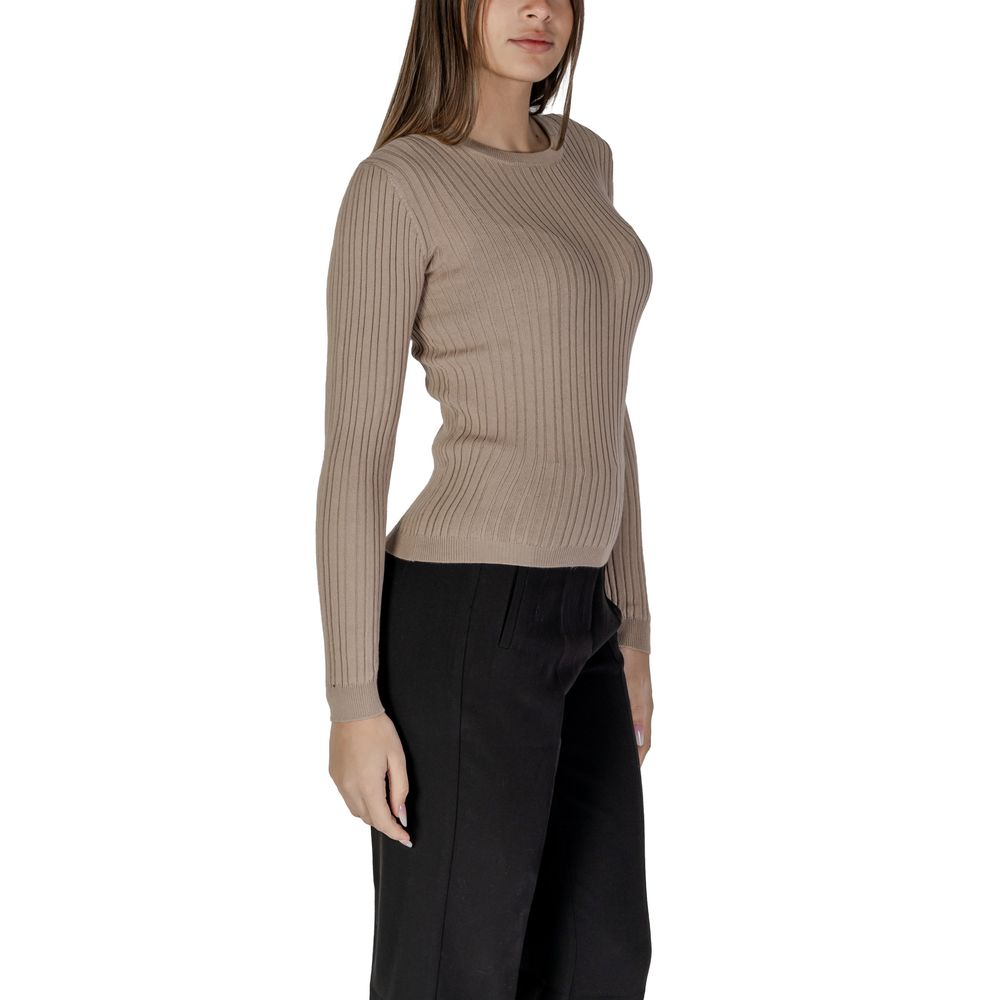 Beige Recycled Polyester Sportswear