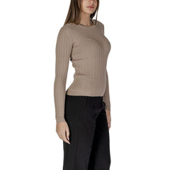 Beige Recycled Polyester Sportswear