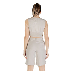 Beige Viscose Top