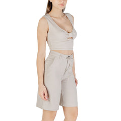 Beige Viscose Top