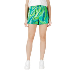 Green Viscose Shorts