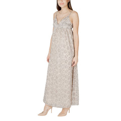 Beige Recycled Polyester Long
