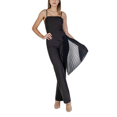 Black Polyester Jumpsuit