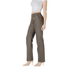 Bicolor Cotton Casual Pants