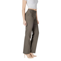 Bicolor Cotton Casual Pants