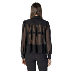 Black Polyester Blouse