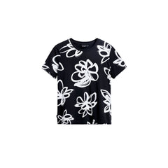 Black Cotton T-Shirt