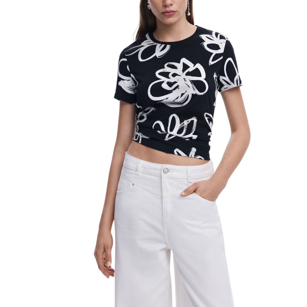 Black Cotton T-Shirt
