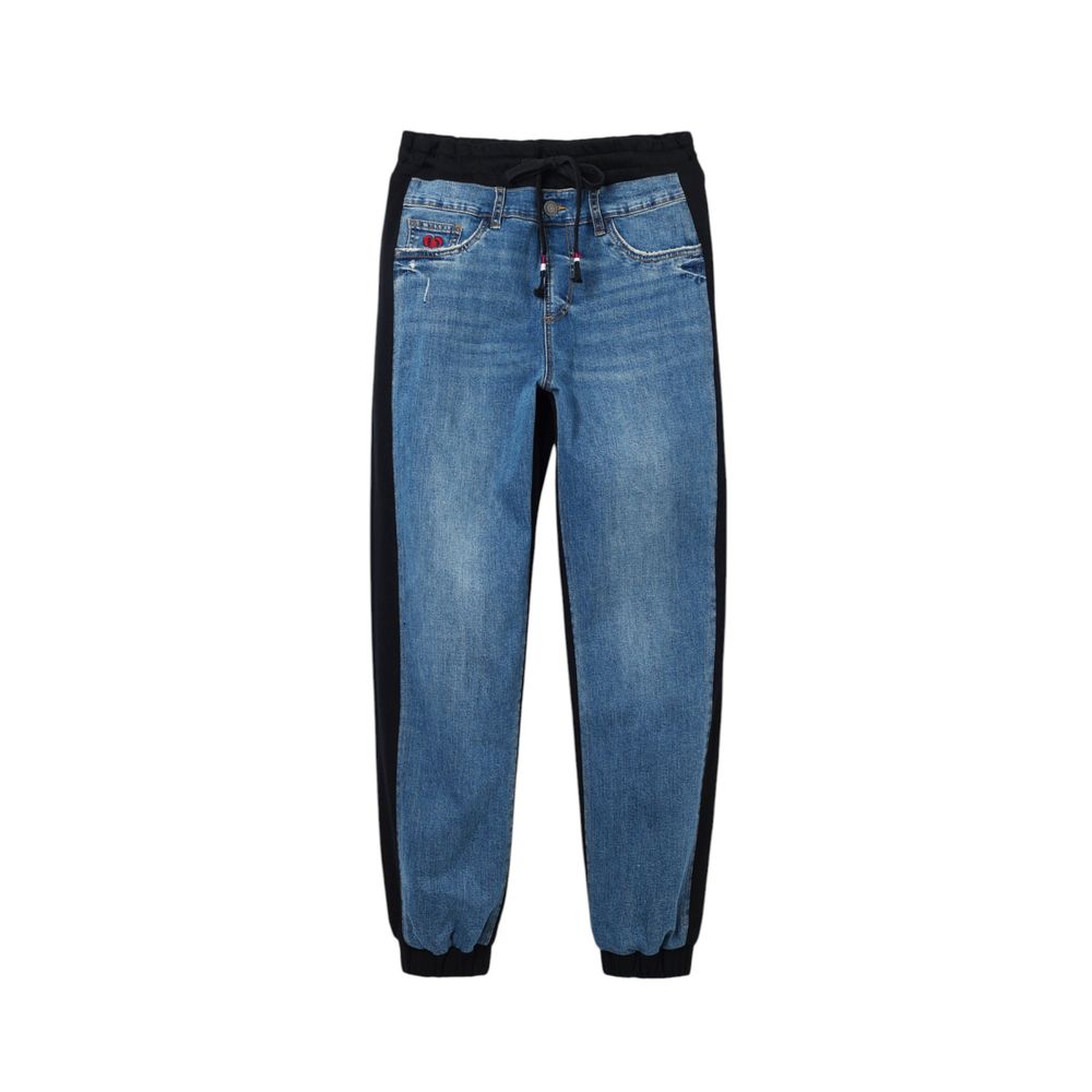 Black Cotton Mom Jean