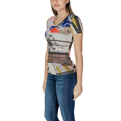 Beige Viscose T-Shirt
