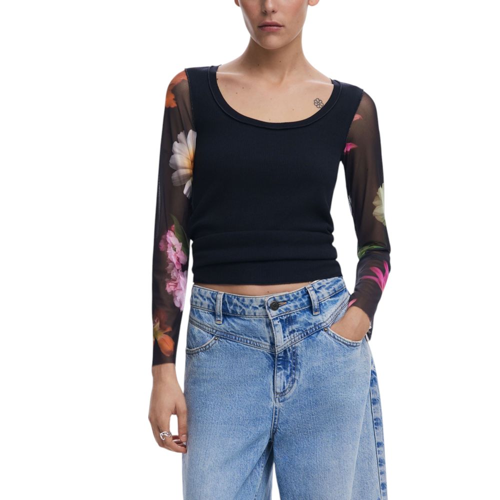 Black Cotton Long Sleeve