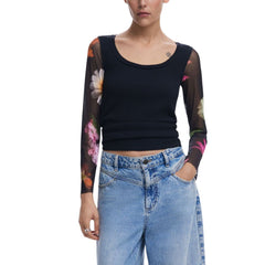 Black Cotton Long Sleeve