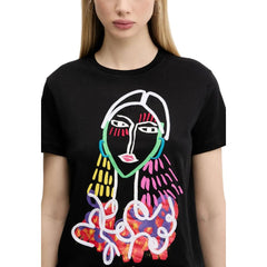 Black Cotton T-Shirt