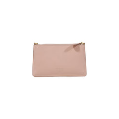 Pink Leather Clutch Bag