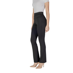 Black Viscose Skinny Pants