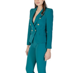 Black Polyester Blazer