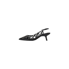 Black Leather High Heel