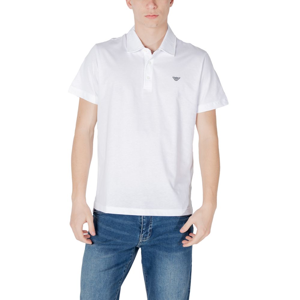 White Cotton Polo Shirt