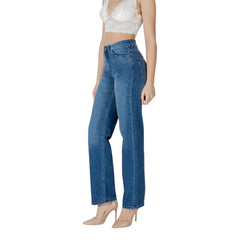 Blue Cotton Relaxed Fit Jean