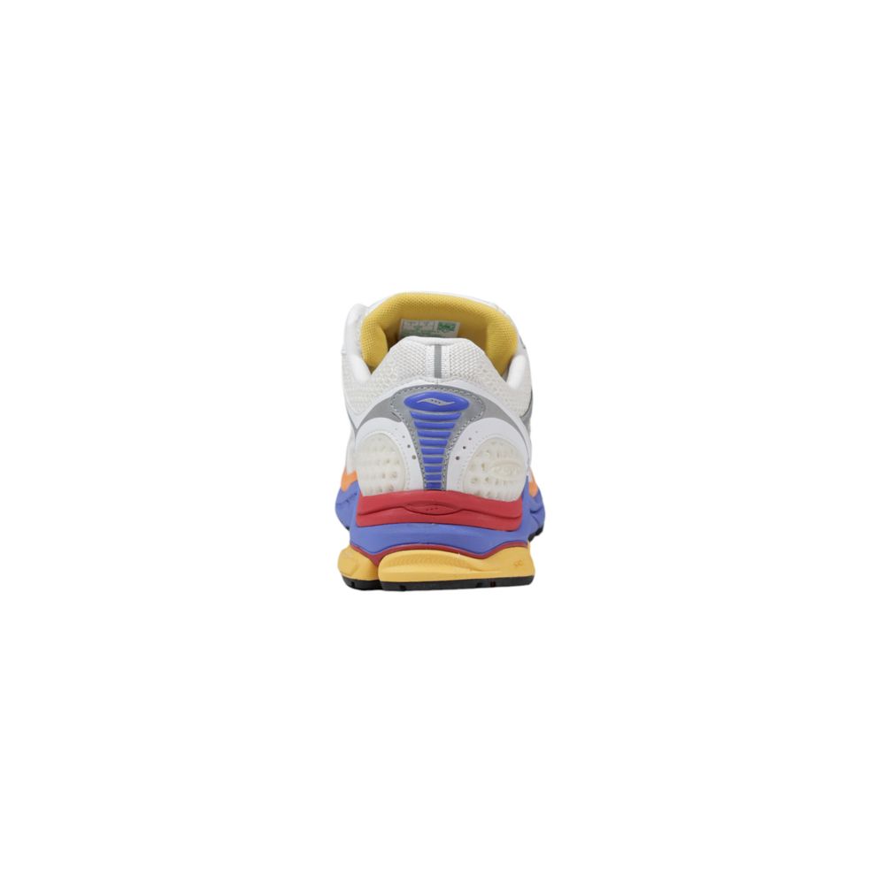 White Synthetic Sneaker
