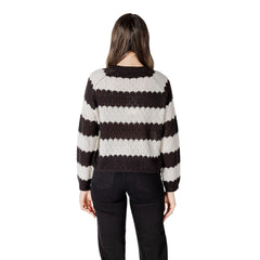 Black And White Marabou Sweater