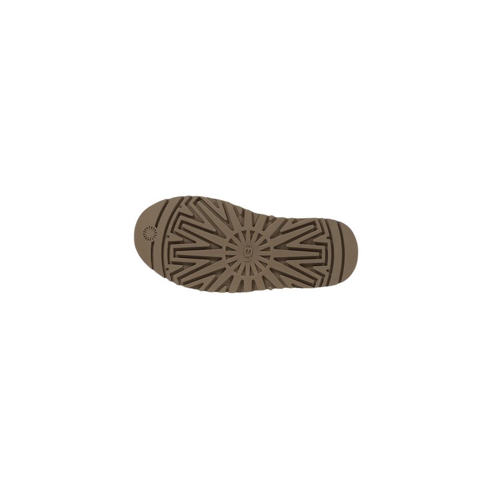 Beige Suede Leather Slipper