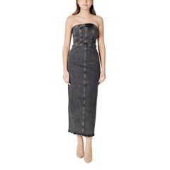 Black Cotton Midi