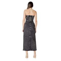 Black Cotton Midi