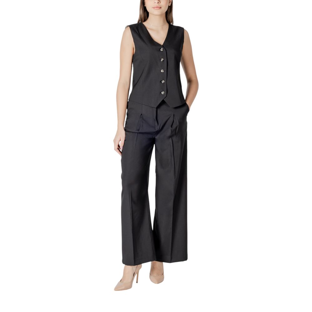 Black Polyester Pant