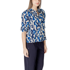 Blue Viscose Blouse
