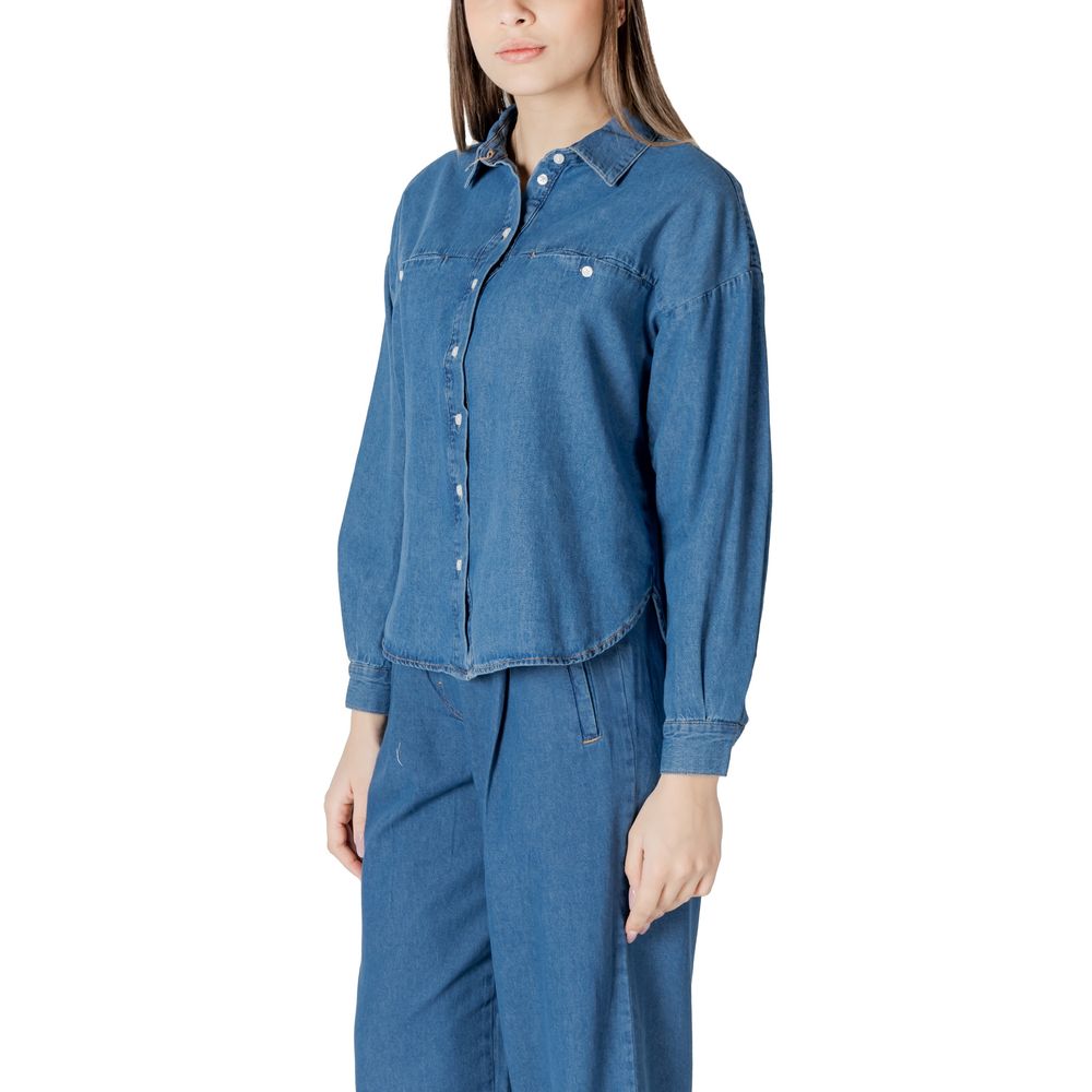 Blue Cotton Shirt