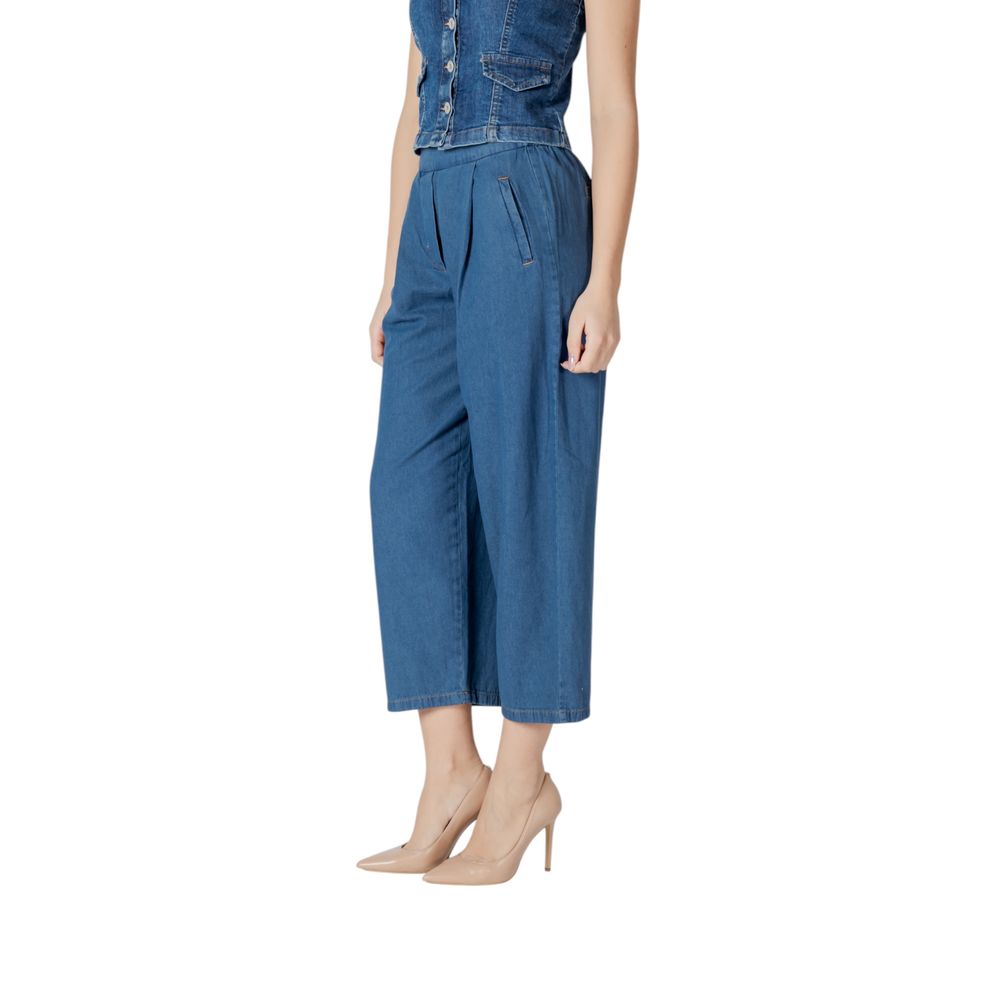 Blue Cotton Jeans Denim